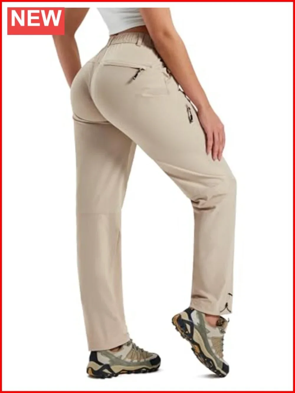 Women's Hiking Cargo Pants Lightweight Quick Dry UPF 50 Water Resistant 5